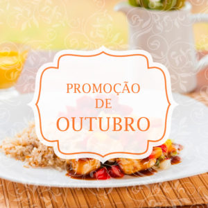 Promoção de outubro 20 refeições de 250 gramas