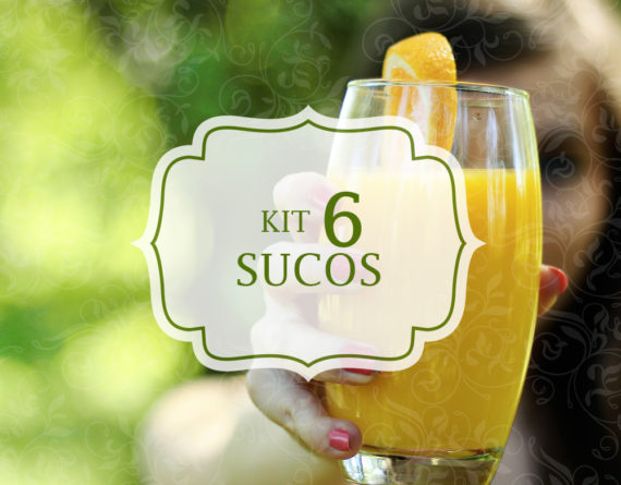 kit Sucos Detox 6 unidades